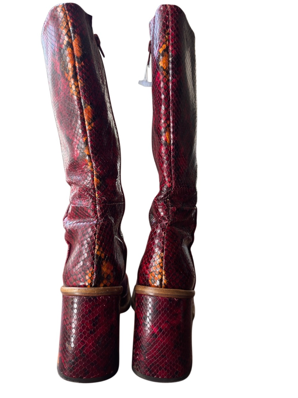 Miista Abril Multicolored Square-toe Mid Boots - Picture 5 of 8